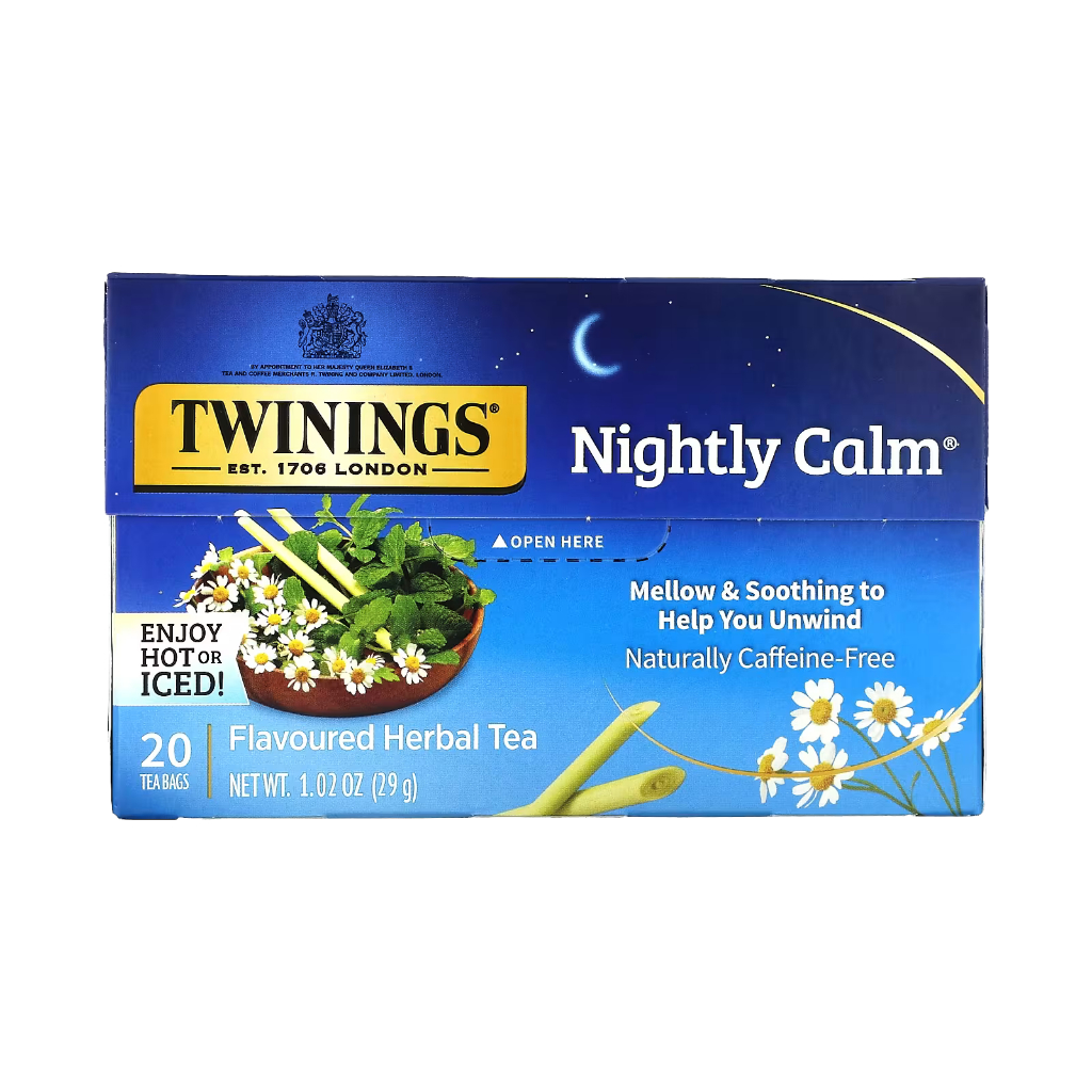 Twinings Herbal Tea Nightly Calm Caffeine Free ชาสมุนไพร Nightly Calm ปราศจากคาเฟอีน