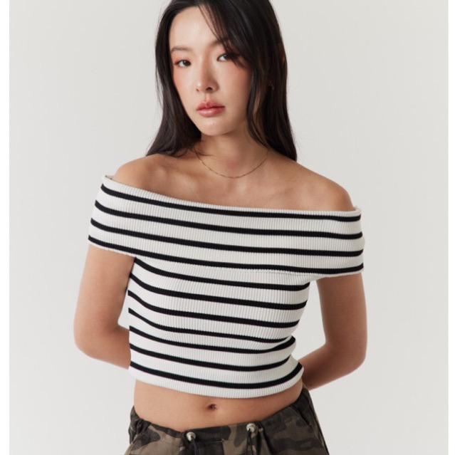 Weekend Wardrobe - Frankie Top (เกาะอก) ผ้านิท