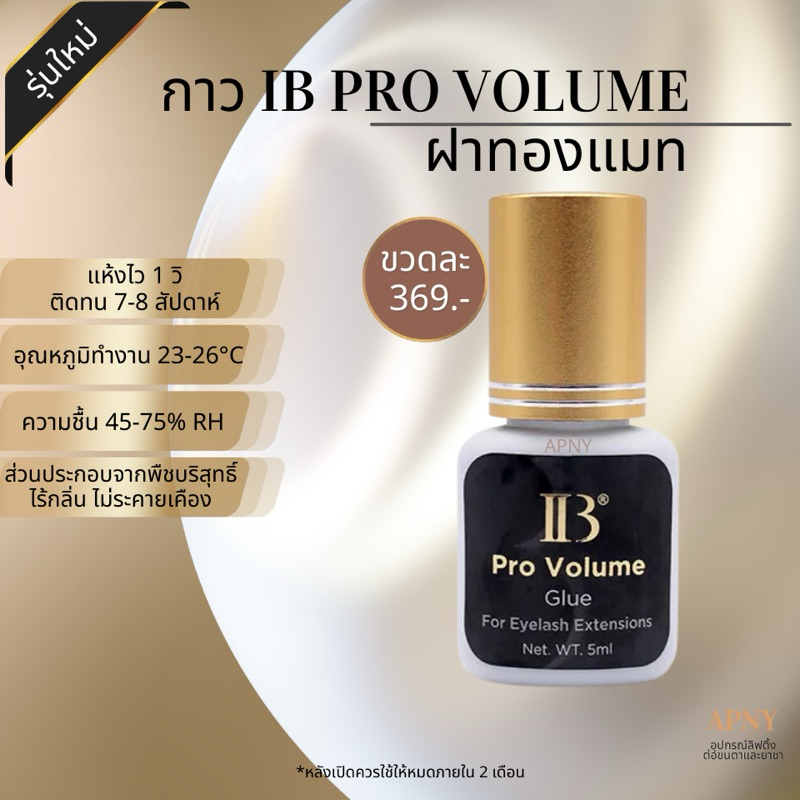 IB Pro volume ฝาทองแมท แห้งไว 1 วิ 05/08/25