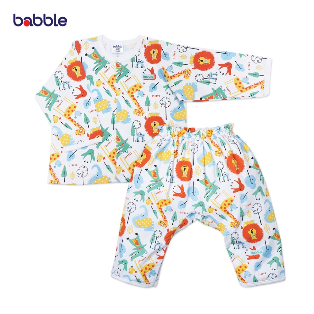 [3ชุดลด100] Babble ชุดนอนเด็ก ชุดเซตเด็ก อายุ 6 เดือน ถึง 12 เดือน คอลเลคชั่น Lord Forest (Bsl)