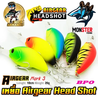 เหยื่อตกปลา Airgear Head Shot Mark 3 แอร์เกียร์เฮดช็อต นิก อาร์มันโด้ NICK ARMANDO & BPO