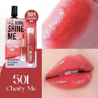 ( 1 ซอง ) Nami ลิปกลอส Make Up Pro Seoul Shine Me Glossy Lasting Tint 2 กรัม