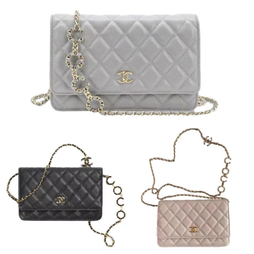 Chanel/WOC/COCO/Chain Bag/Shoulder Bag/Crossbody Bag/AP2298/แท้ 100%