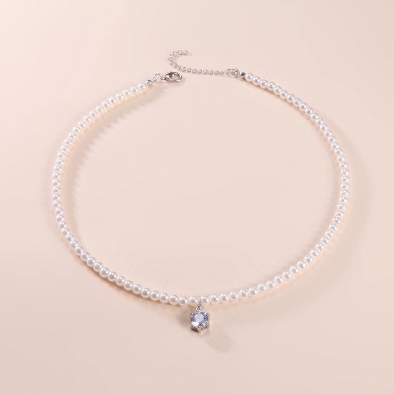 สร้อยหัวใจประดับคริสตัล จี้หัวใจ สร้อยคอแฟชั่น สไตล์เกาหลี เครื่องประดับ แฟชั่น เครื่องประดับแฟชั่นสำหรับผู้หญิง N86 - รูปที่ 3