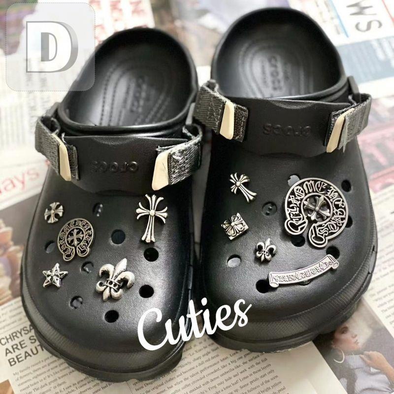จิ๊บบิทตัวติดรองเท้ามีรู รูปแบบการ์ตูน ตัวติดรองเท้า crocs DIY ตุ๊กตาติดรองเท้า ตกแต่งสวยงาม สไตล์น่ารัก