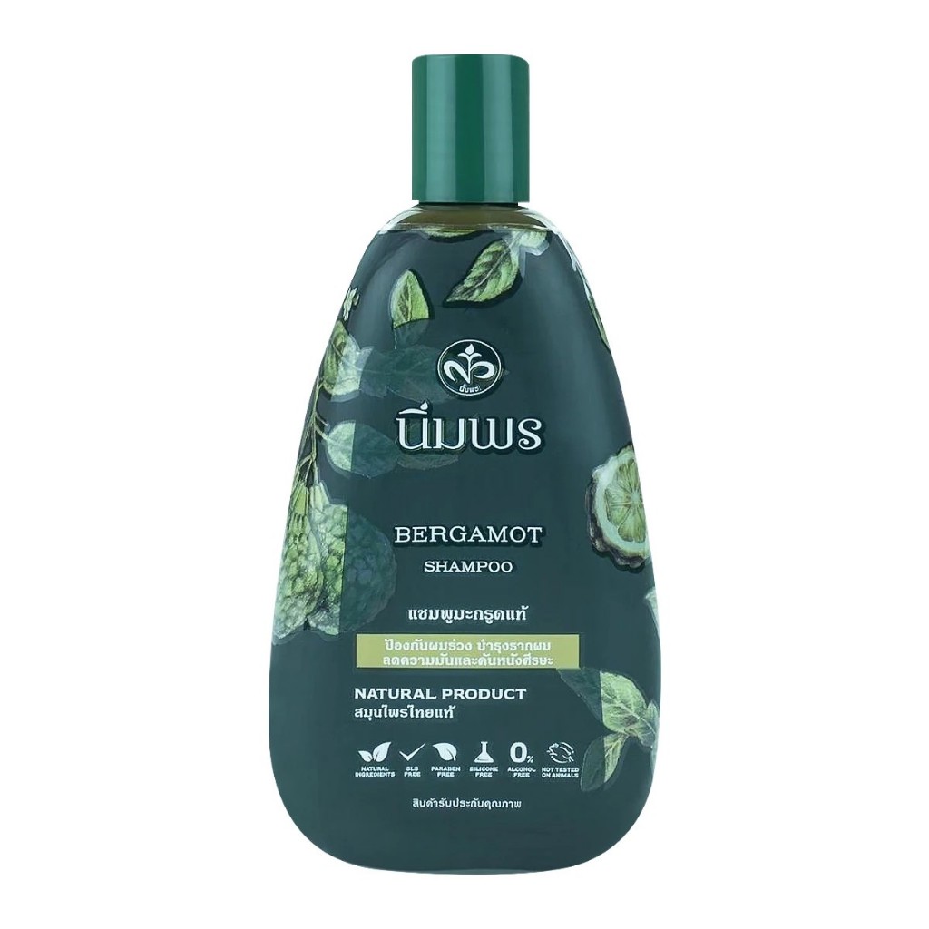 [สินค้าส่งด่วน] นิ่มพร แชมพู สุตรมะกรูด 400 มล. NIMPORN SHAMPOO BERGAMOT PEEL 400 ML.
