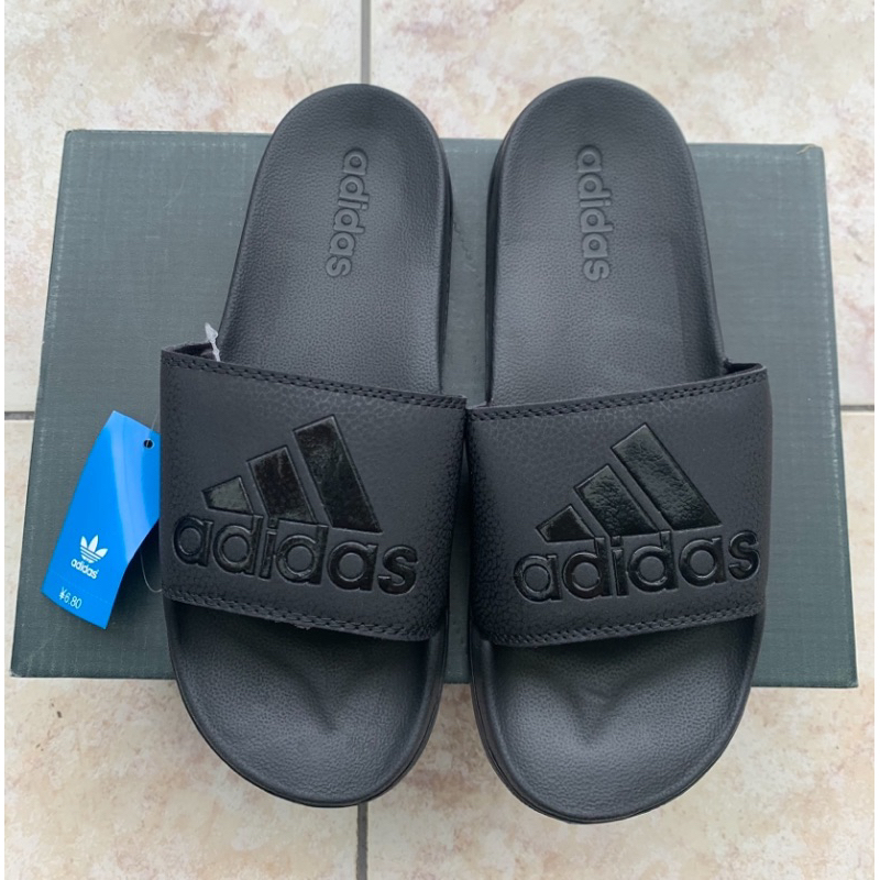 รองเท้าแตะแบบสวมAD(size40-45)Black พื้นเบา ใส่สบาย สอบถามแบบเพิ่มเติมทักแชทสอบถามได้เลยครับ