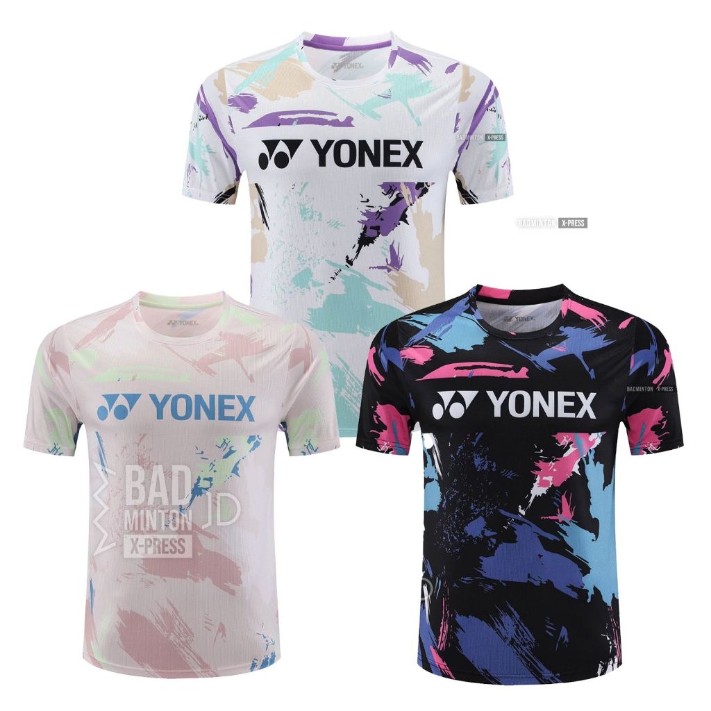 🍀เสื้อแบดมินตัน คอวีสไตล์เกาหลี Korea Collection 2023 ใหม่ล่าสุด สินค้าพร้อมส่งจากคลังสินค้าในไทย มีเก็บเงินปลายทาง