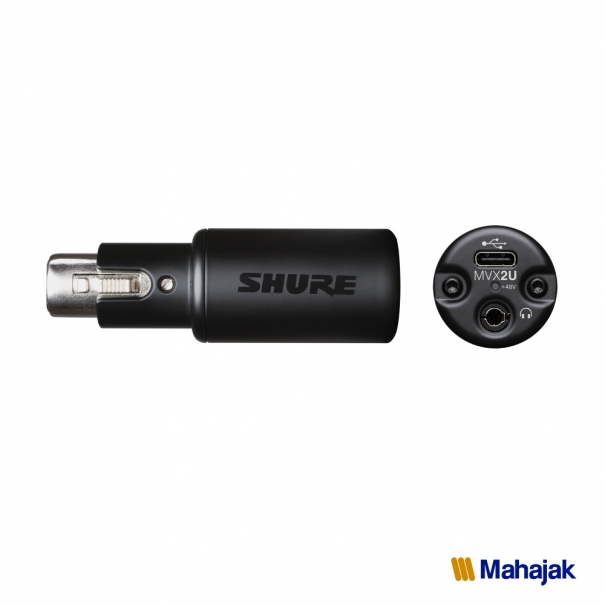 SHURE MVX2U Digital Audio Interfac สำหรับต่อไมโครโฟน XLR เป็น USB