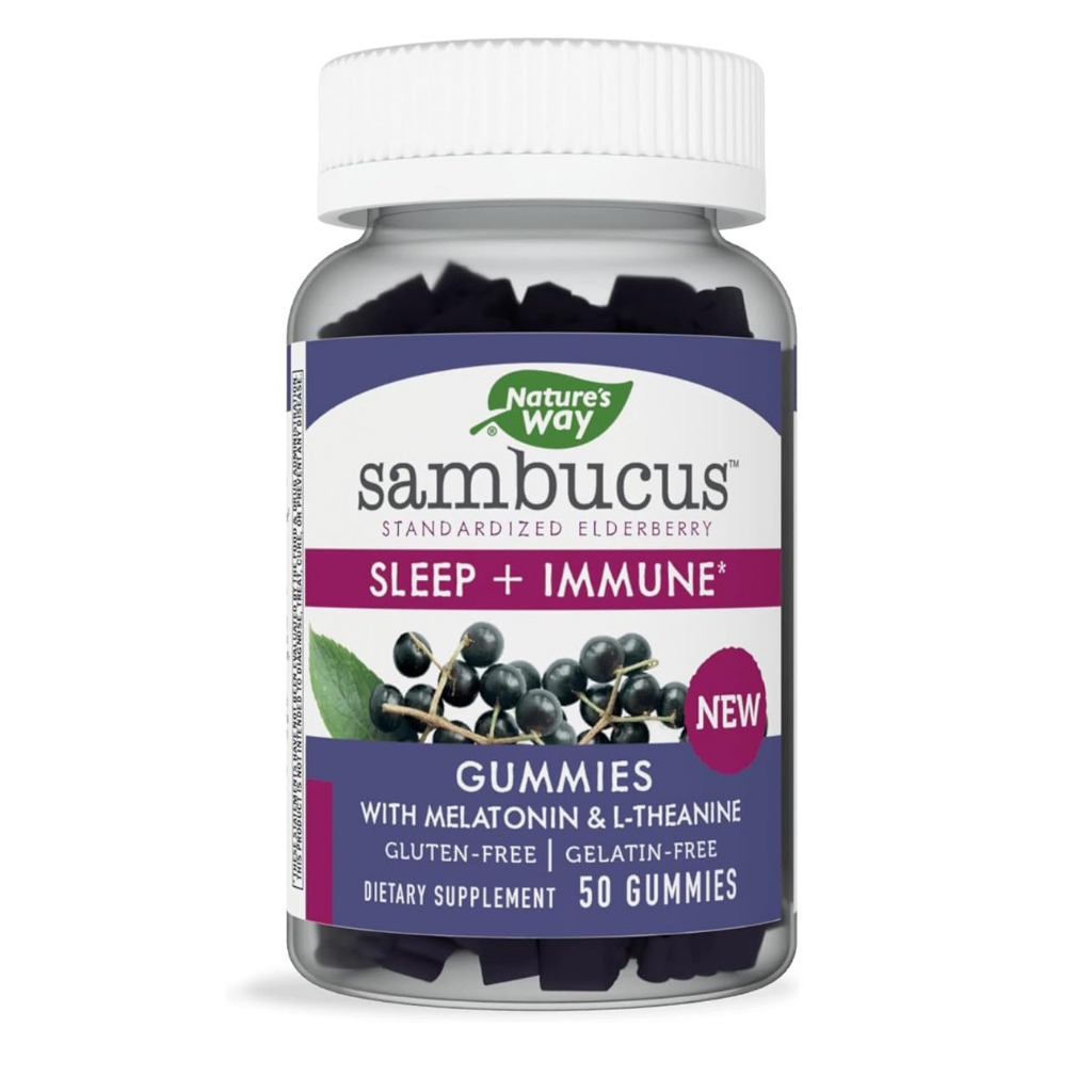 Nature's Way Sambucus Sleep+Immune กัมมี่ ภูมิคุ้มกันให้หลับสบาย