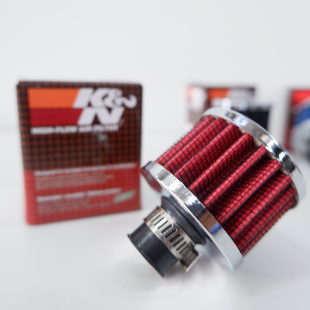 กรองจิ๋ว กรองดักไอน้ำมันเครื่อง กรองไอน้ำมัน ขนาดรูข้อต่อ 12 มม. กรองฝาครอบวาล์ว ตัวกรองอากาศขนาดเล็ก มีให้เลือก 3 สี - รูปที่ 3