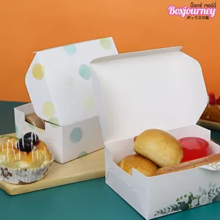 Boxjourney กล่องสแน็คบ็อกซ์ FB มีหน้าต่าง/ ไม่มีหน้าต่าง พิมพ์ลาย 12x16x6 ซม. (20ใบ/แพค)
