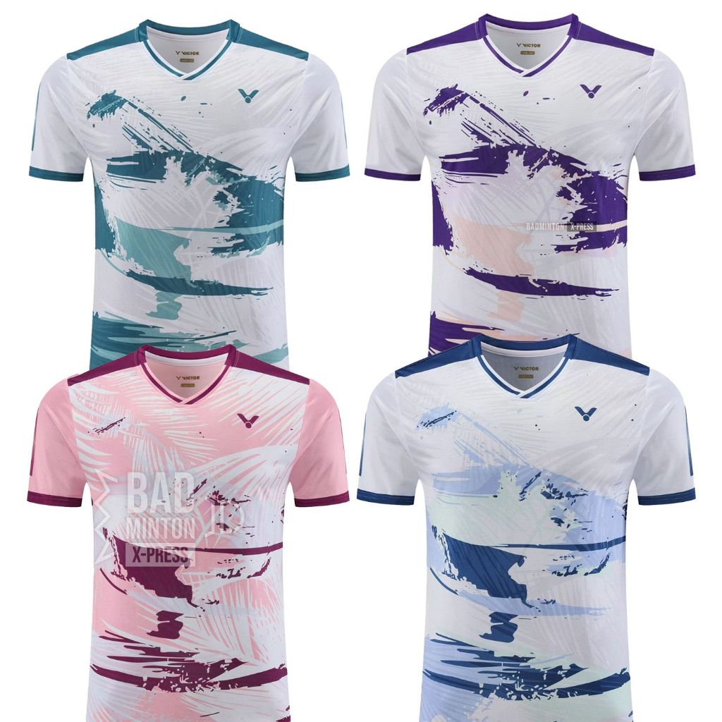 เสื้อแบดมินตัน วิคเตอร์ คอวี รุ่นใหม่ล่าสุด 2023 สินค้าพร้อมส่งจากคลังสินค้าในไทย มีบริการเก็บเงินปลายทาง