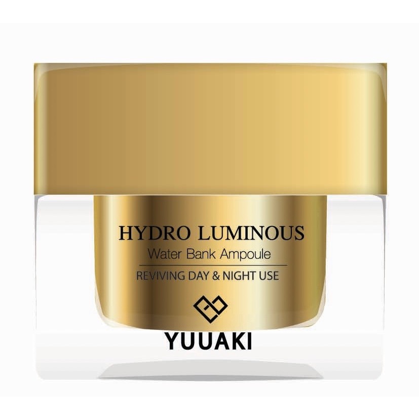 [เซรั่มกุหลาบ 30g. ผิวเนียนเรียบ ละเอียด ลดเลือนริ้วรอย]YUUAKI Hydro Luminous Water Bank Ampoule