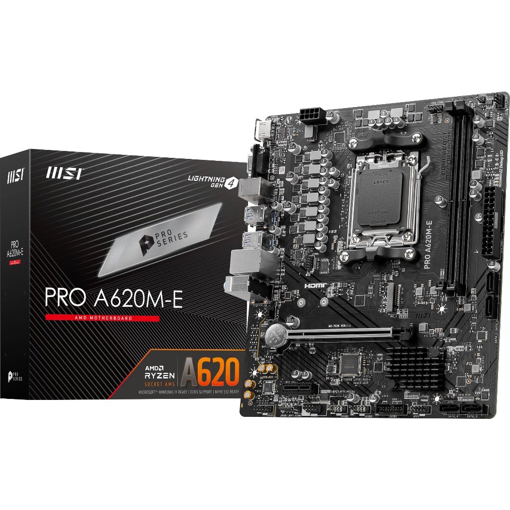 MSI เมนบอร์ด รุ่น  PRO A620M-E DDR5