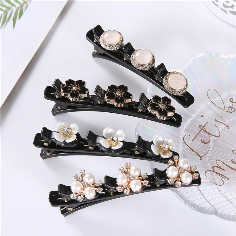 กิ๊บติดผมเกาหลี แฟชั่น กิ๊บติดผมสองชั้น จัดทรงผมสวยอ่อนหวาน ราคา ถูกที่สุด ดีลบีเคเค แกลเลอรีภาพที่ 6