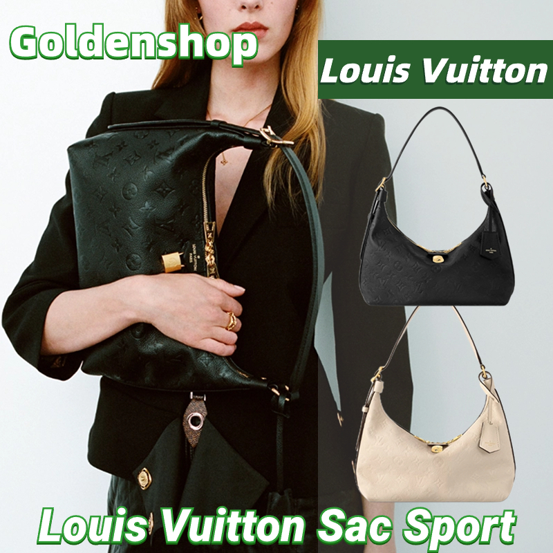 New!!🍒หลุยส์วิตตอง Louis Vuitton Sac Sport Hobo Bag LV กระเป๋าสะพายสุภาพสตรี