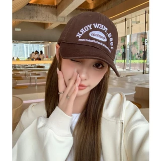 💕ivy หมวกแก๊ปเบสบอล ปัก New york (B78) หมวกแฟชั่นเกาหลี กันแดด แนว sport กีฬา