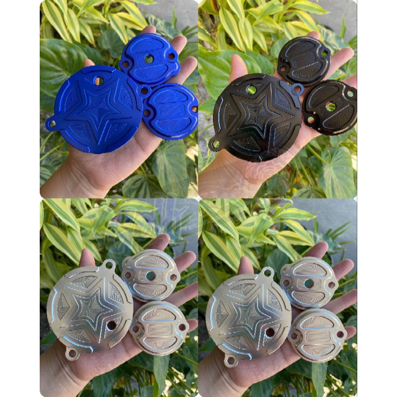 ฝาครอบวาล์ว W125i Led2023/ W110i Led 2021-2023 ฝาครอบโซ่ราวลิ้น+ฝาครอบฝาวาล์ว มีพร้อมโอริง มีหลากหลายสี