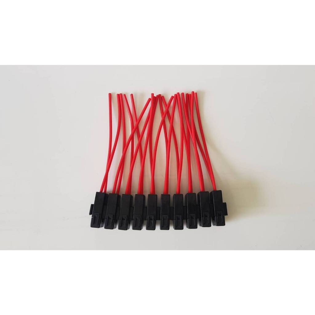 กระบอกฟิวส์เสียบใหญ่ ทั่วไป สีดำ (10ชุด) ราคา115บาท