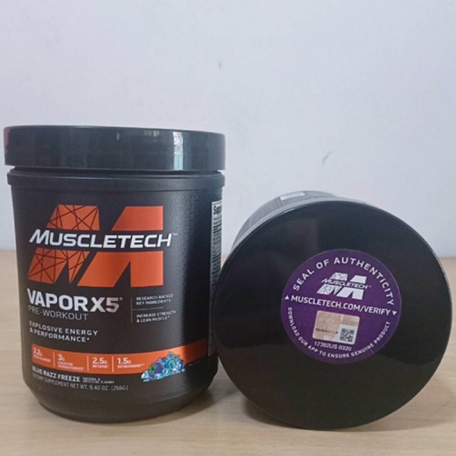 muscletech Vapor x5 pre-workout 30servings.
