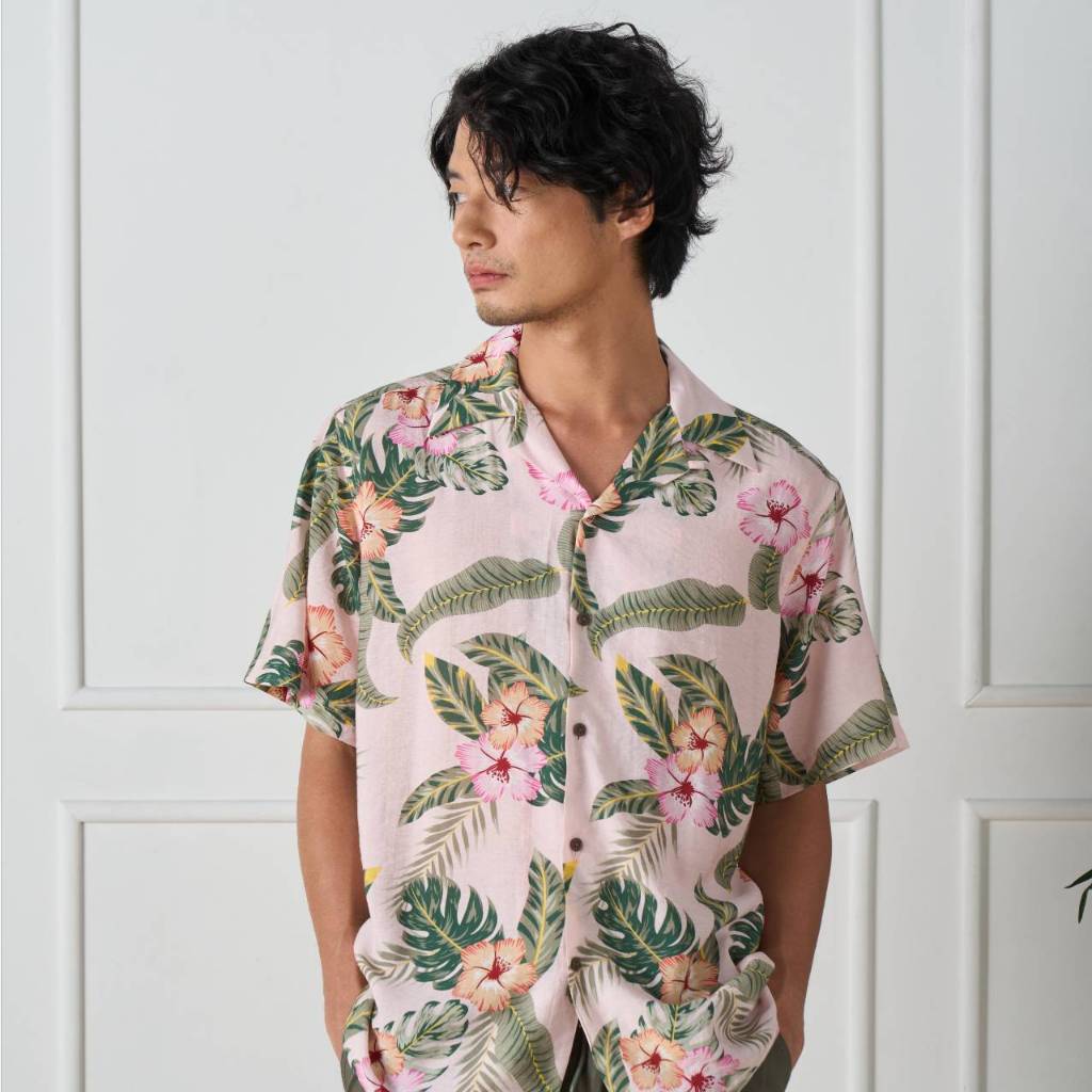 Shirtoria Hawaii เสื้อเชิ้ตผู้ชาย Non Iron ลาย 365 summer days