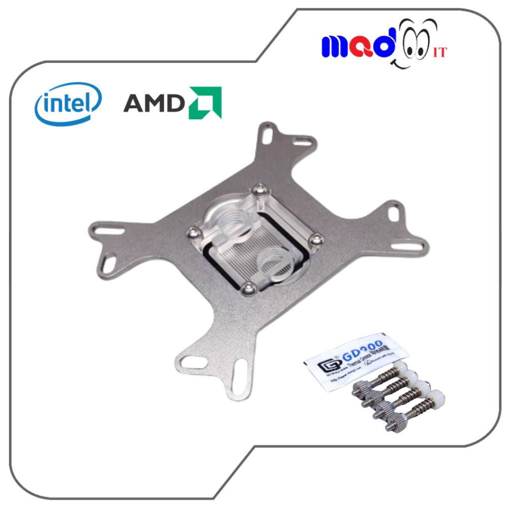 บล๊อคซีพียู MSC INTEL / AMD CPU Water Cooling สำหรับคอมพิวเตอร์ Block CPU ALL MAINBOARD