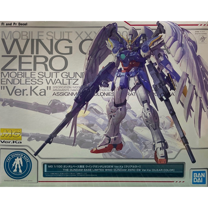 Mg 1/100 Wing Gundam Zero EW Ver Ka Clear Color (มือ 2 จัดส่งฟรี)