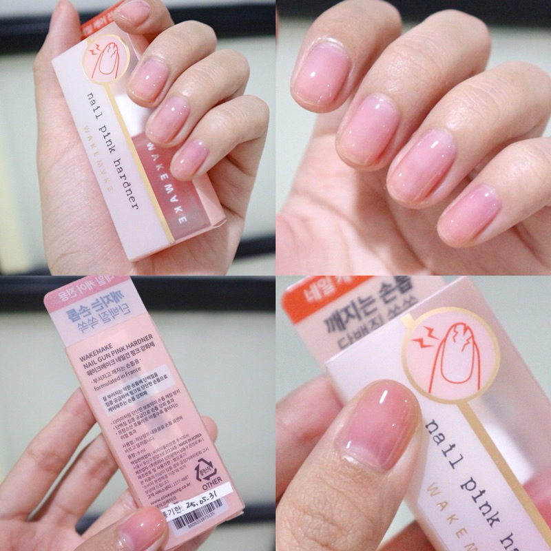 WAKEMAKE ยาทาเล็บ ผสมตัวบำรุงเล็บ ช่วยให้เล็บแข็งแรง ไม่เปราะง่าย