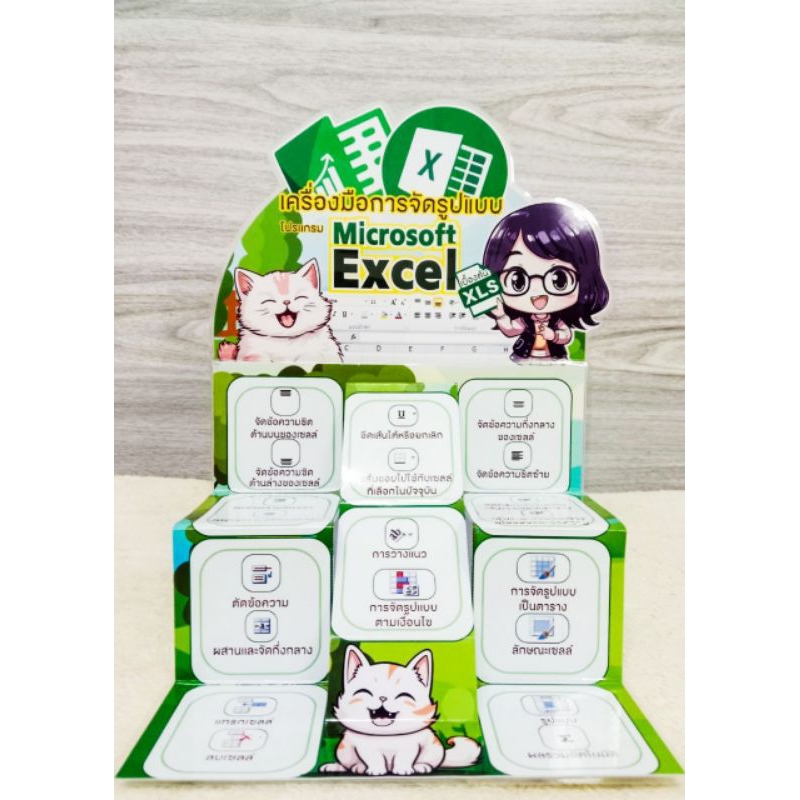 ป๊อบอัพ สื่อการสอนเรื่องเครื่องมือการจัดรูปแบบโปรแกรม excel