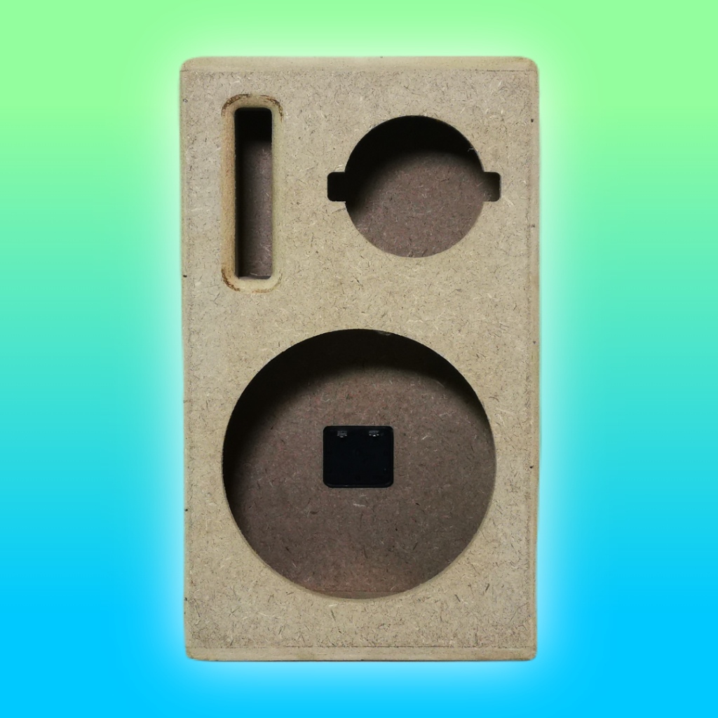 P-2ตู้ลำโพงเสียงกลาง6.5นิ้วตู้เปล่าพร้อมแท็ปต่อสายลำโพง( 1ใบ/ต่อ1คำสั่งฃื้อ)รุ่นP-2