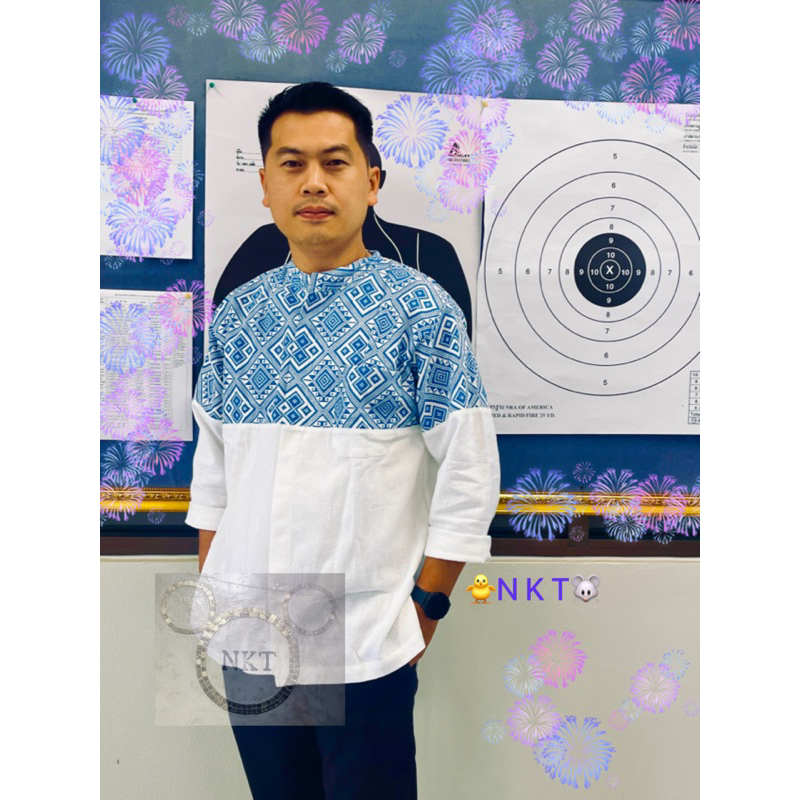 เสื้อผ้าฝ้ายแขนยาว กระดุม ผลิตจากผ้าฝ้าย