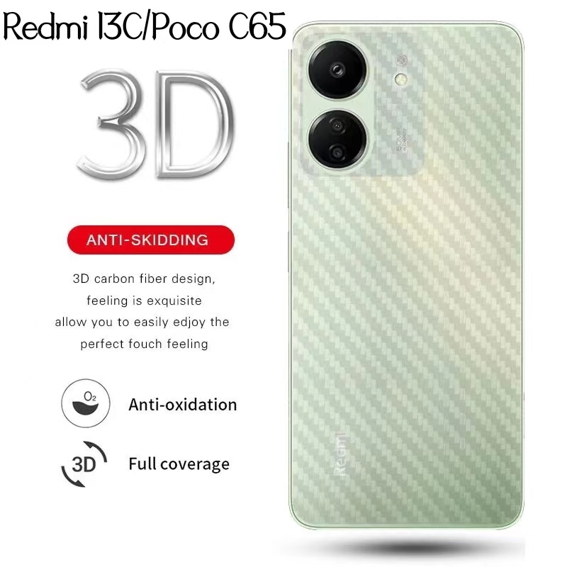 Xiaomi 14Ultra/Redmi 13C/Poco C65/Xiaomi 14/Xiaomi 14Pro/Mi 14/Mi 14 Proฟิล์มหลังเคฟล่าXiaomi 13T/Xi