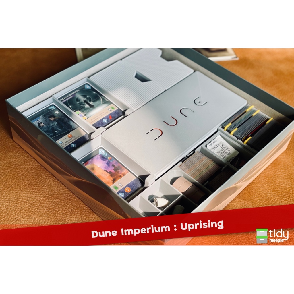 Tidy Insert สำหรับเกม Dune Imperium Uprising และภาคเสริม Bloodlines