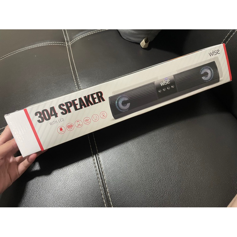 Wise 304 speaker with LED ลำโพงบลูทูธ ซาวบาร์ รุ่น 304 ของใหม่100% ไม่เคยแกะกล่อง🔥ได้มาฟรีไม่เคยใช้