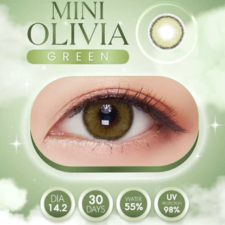ส่งด่วนทุกวัน‼️คอนแทคเลนส์ Mini Olivia Green - Kitty Kawaii สีเขียวขนาดมินิ