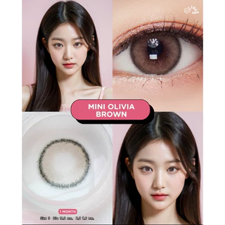 รวมคอนแทคเลนส์ Mini Olivia Brown / Light Brown / Gray / Green - Kitty Kawaii ขนาดมินิ