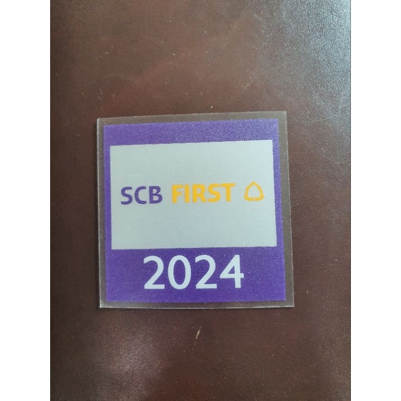 สติกเกอร์ติดรถยนต์ SCB First 2024 หมดเขต 31 ธันวาคม 2567 ของแท้จากผู้ถือบัตร