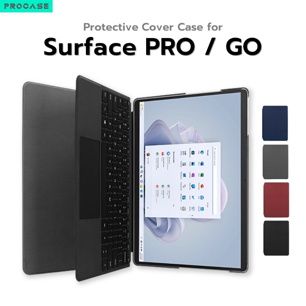 PROCASE เคส Microsoft Surface Go1 2 3 Surface Pro 4 5 6 7 8 9 Protective Case for Surface Pro 4 5 6 7 Surface Go 1 2 3