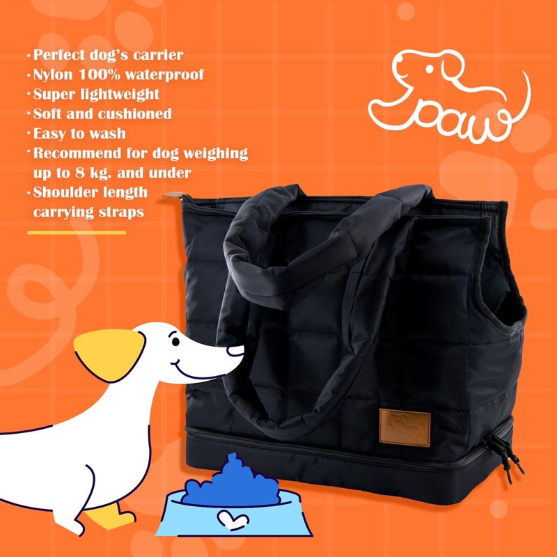 กระเป๋าน้องหมา Collection ใหม่ วัสดุผ้า nylon 100% เบา กันน้ำ ทำความสะอาดง่าย MP002