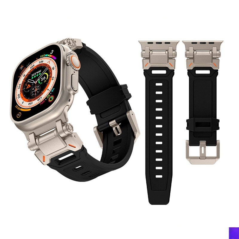 รุ่นใหม่ สาย Apple watch Series 9 iwatch Ultra 2 สาย ไทเทเนียมสแตนเลส