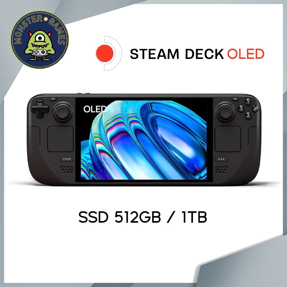 Steam Deck OLED 512GB , Steam Deck OLED 1TB (เครื่อง Steam Deck OLED)(Steam Deck Console OLED)