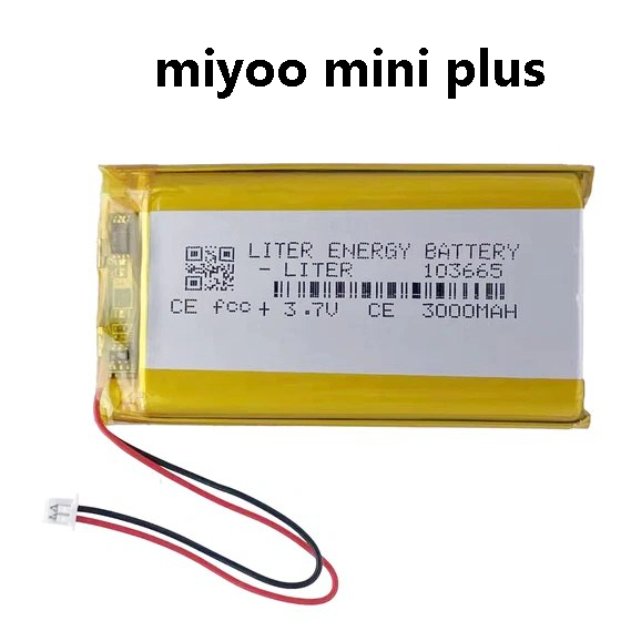 103665 103565 Lithium Polymer Battery 3.7V 3000mAh  Miyoo Mini Plus Game machine battery