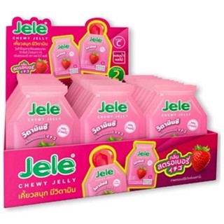 Jele chewy 🌸 ราคาต่อ 1 ชิ้น !!!!✅️ เจลลี่บุก เยลลี่ วุ้นคาราจีแนนผสมบุก