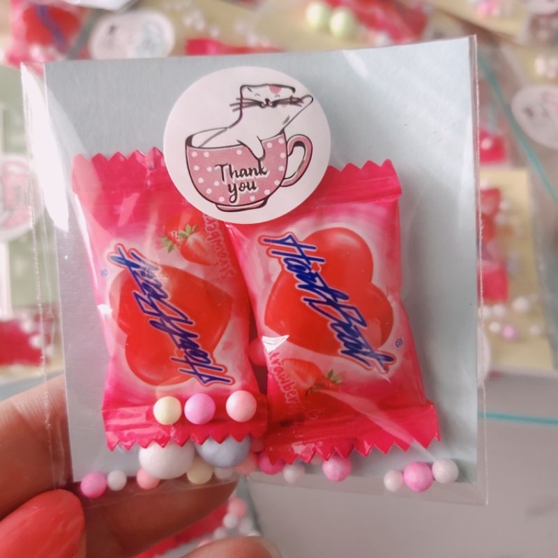 ของแถมลูกค้า ของแจก ของจีบลูกค้า ของชำร่วย ของขวัญปีใหม่ ของปัจฉิม ลูกอมฮาร์ทบีท คละกลิ่น คละรส วาเลนไทน์