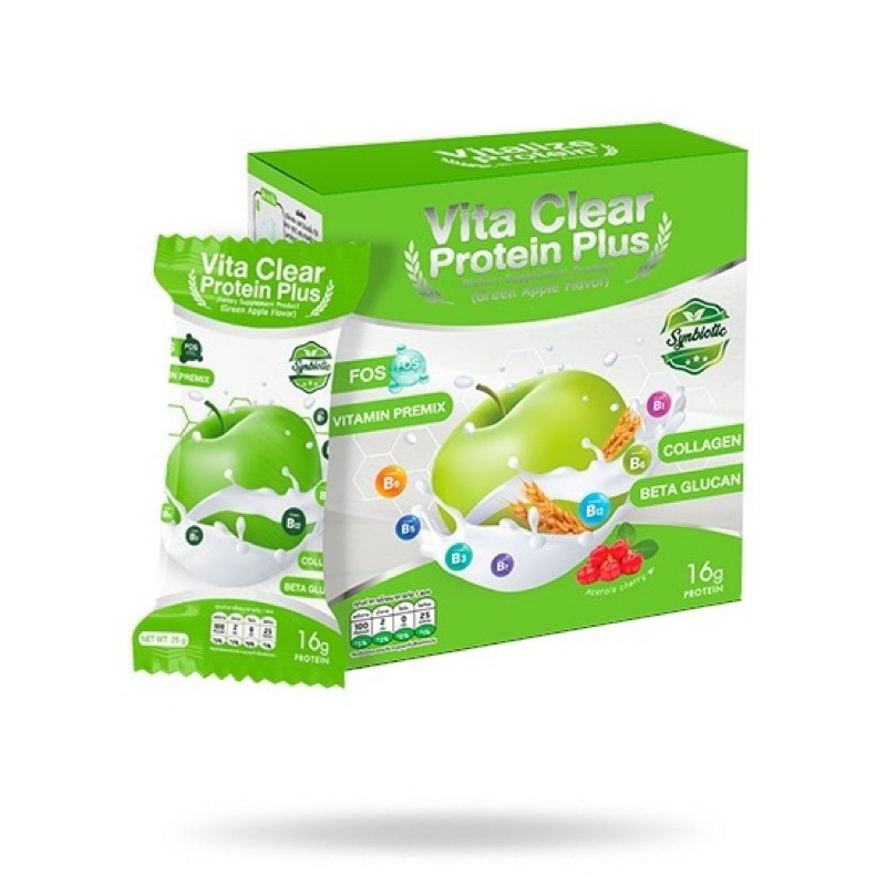 Vita Clear Protein Plus (Green Apple Flavour) (Yogurt Flavour)