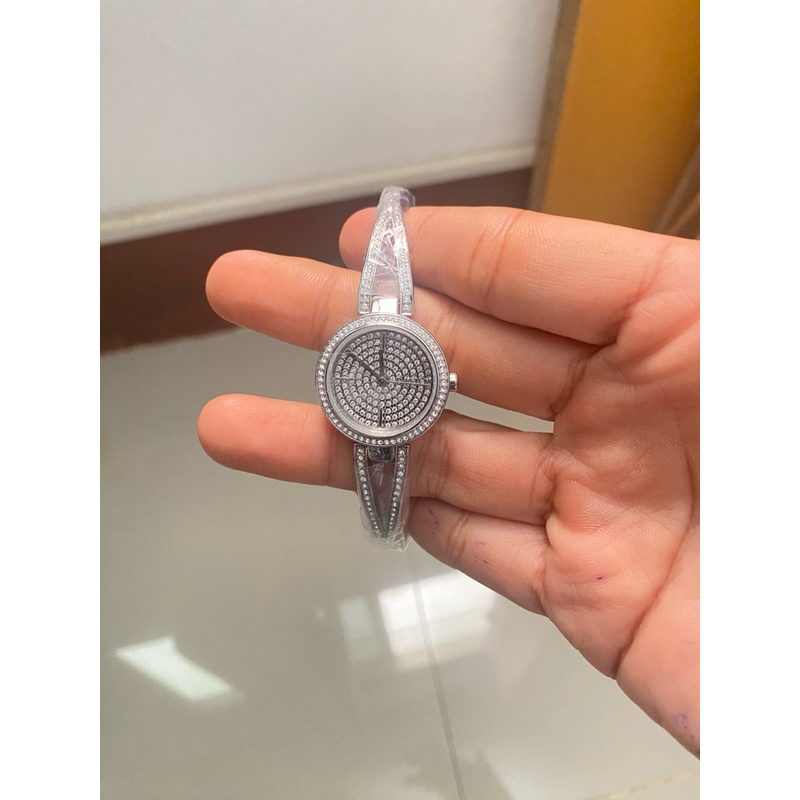 นาฬิกา DKNY crosswalk silver glitz watch size 26mm NY2852 ประดับคริสตัล