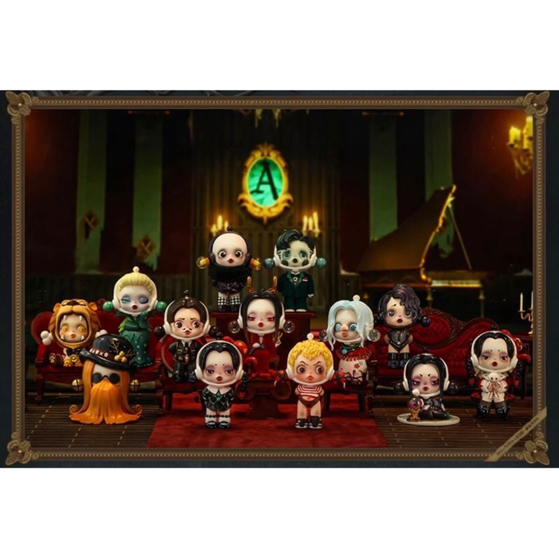 กล่องสุ่ม Popmart Skullpanda x Addams family series blind box - Pop Mart