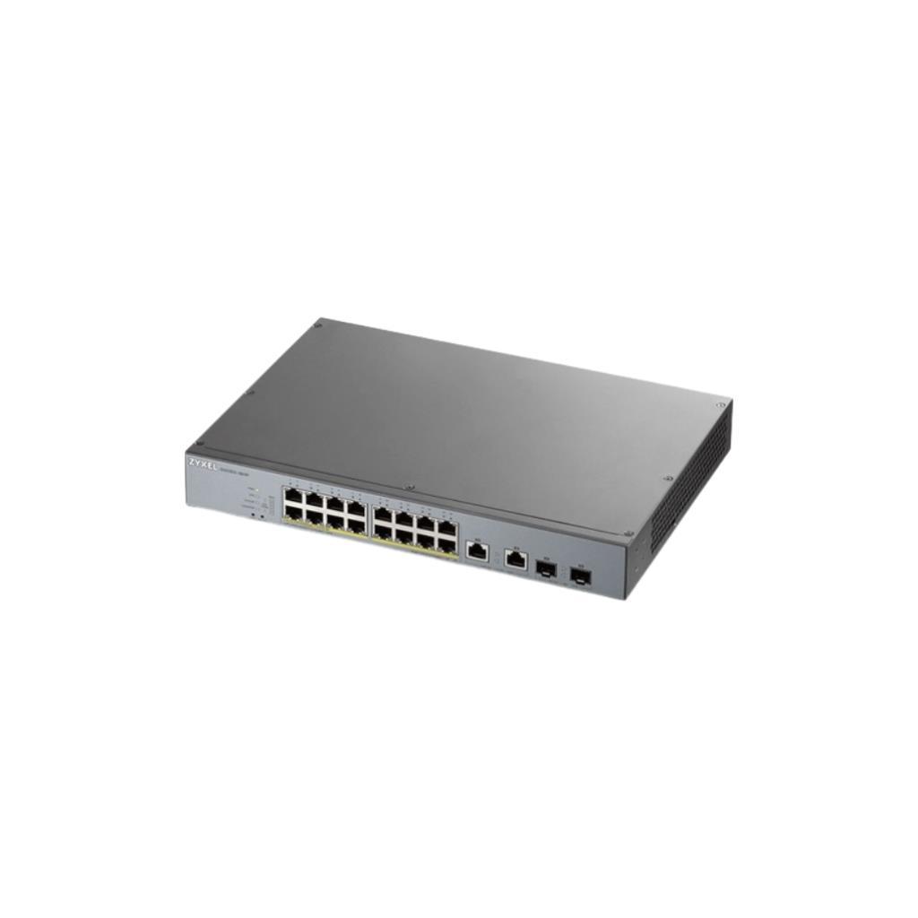 GS1350-18HP Zyxel Smart Managed PoE Switch 16 Port Gigabit, 2 SFP 250W