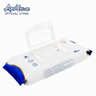 【ขายส่ง！！！】ANDLOVE Wipes เซอร์เทนตี้ไวพ์ ผ้าเช็ดทำความสะอาดผิวสำหรับผู้ใหญ่ (40 แผ่น x 1 แพ็ค)
